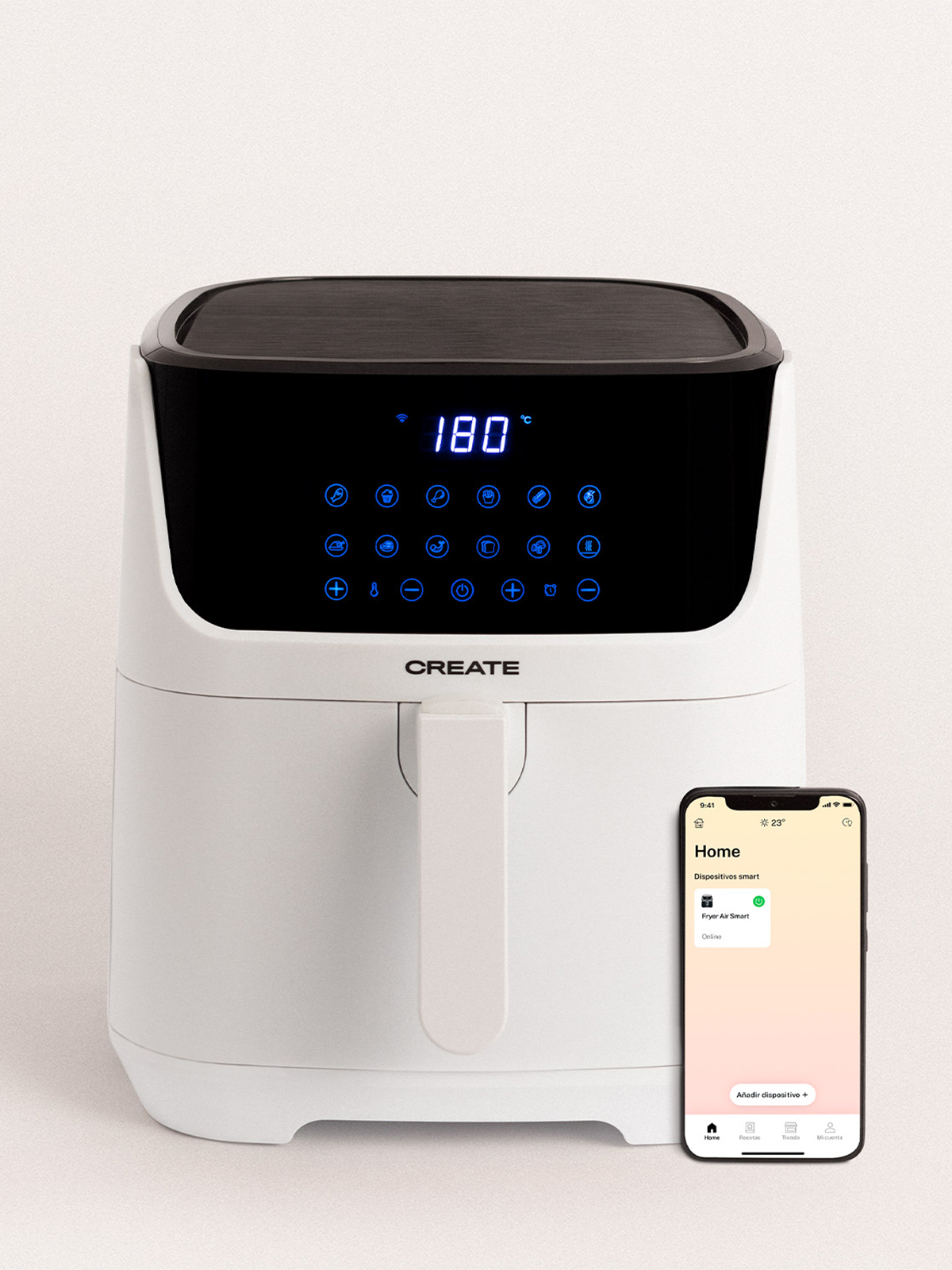 Fryer Air Smart - Freidora De Aire Sin Aceite 5.5L - Jordi Cruz Mas | Chef