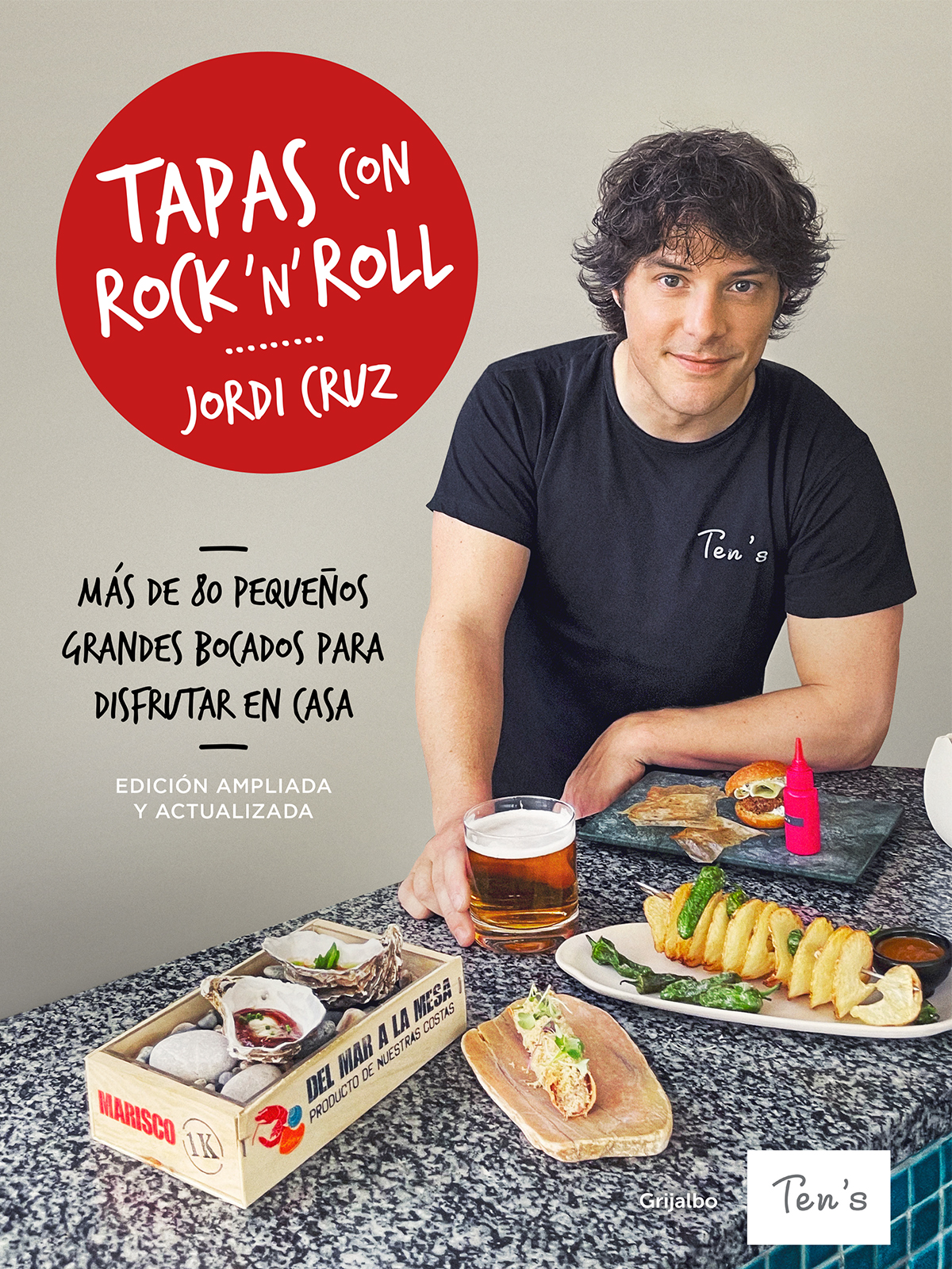 Libro tapas con rock'n'roll de Jordi Cruz edición ampliada y actualizada